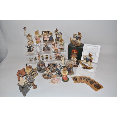 12 - Quantity of Boyds Bears & friends figures from The Bearstone Collection, some limited edition