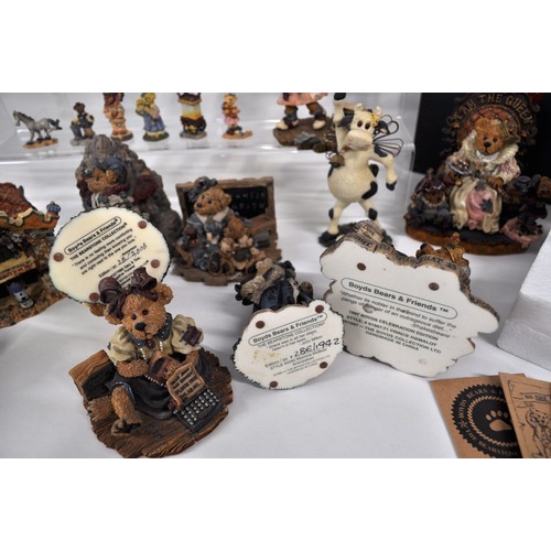 12 - Quantity of Boyds Bears & friends figures from The Bearstone Collection, some limited edition