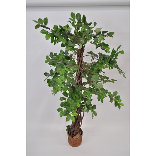 64 - Artificial Ficus tree of substantial size, approx H160cm