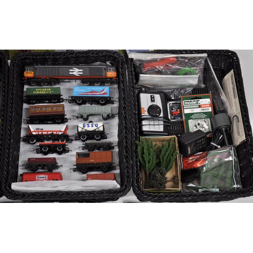 68 - Model trains, carriages and accessories including Hornby, Triang and others. Accessories include sig... 