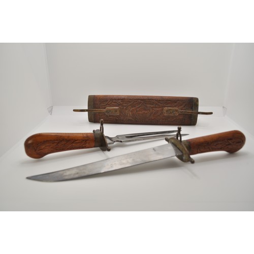 85 - Indian carving set