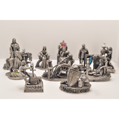 90 - Collection of Tudor Mint Myth and Magic collection 10 figures in total of which 7 are boxed, includi... 