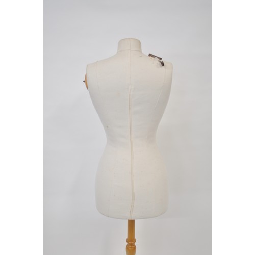 121 - Mannequin female torso on stand