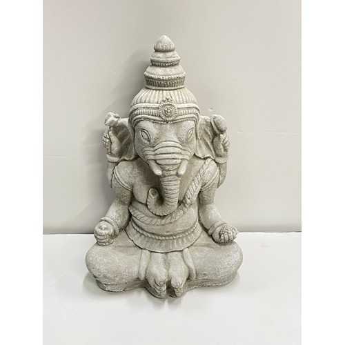 172 - Reconstituted stone Ganesh figure, approx H40cm