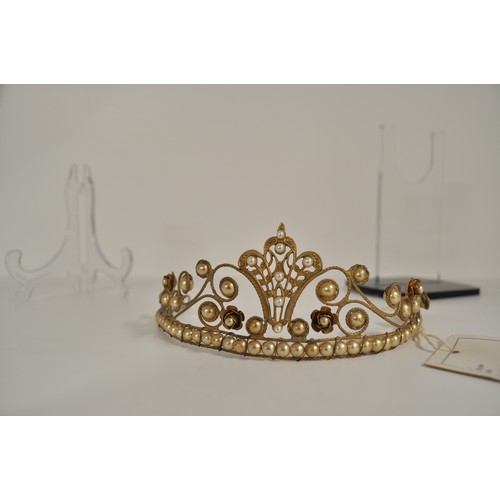 117 - Wedding shop stock of mixed tiaras in various designs and styles photos to follow