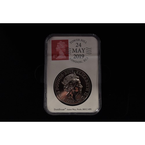 103 - Westminster DateStamp  - 2019 Queen Victoria £5 Datestamp Issue 24.05 2019, boxed in capsule with Ce... 