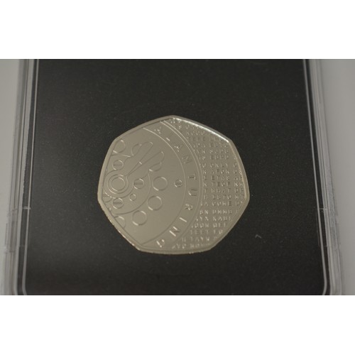 91 - x3 - UK 2022 Alan Turing 50p DateStamp Issue, Limited Edition to 500, with certificate and box (x3 i... 