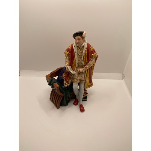 383 - Royal Doulton Edward VI figure, with certificate 0284, model HN4263