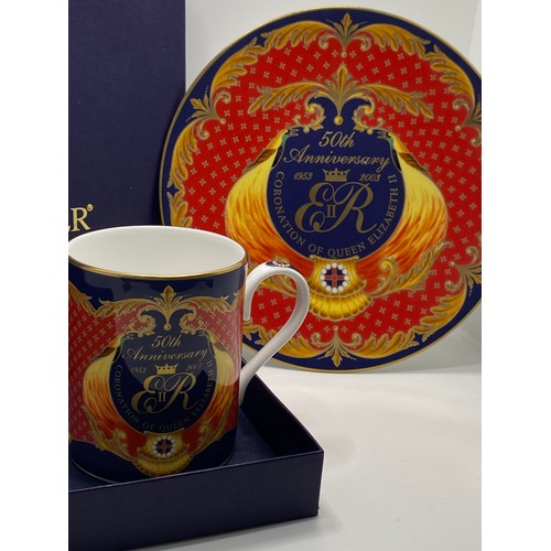 386A - Royal Worcester Commemorative items relating to Coronation of Queen Elizabeth II