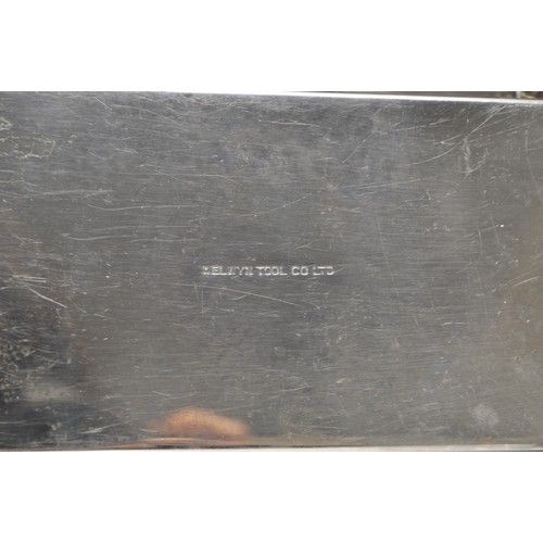 17 - Welwyn Tool Company box containing stainless steel syringe and other items