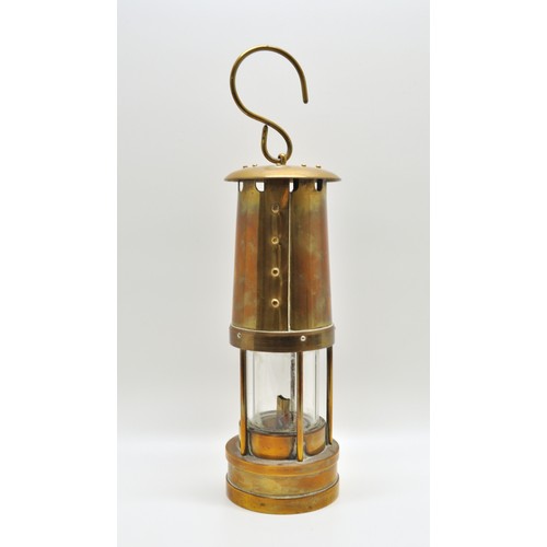 24 - E Thomas & Williams half size Miner's type lamp no.11741, with literature