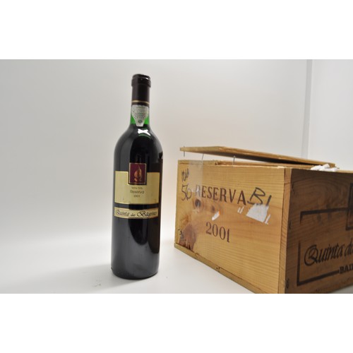 44 - One wooden case containing x6 bottles Quinta das Bageiras Vonho Tinto Reserva 2001