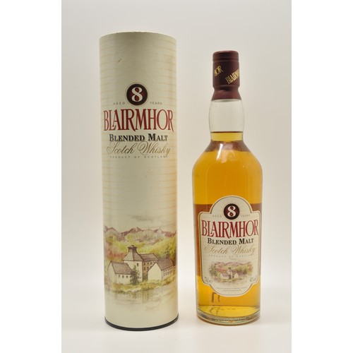 90 - 1990s Blairmhor Blended Malt Scotch whisky aged 8 years in presentation tube, together with 2000's 7... 