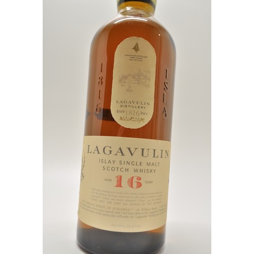 99 - Lagavulin Islay Single malt Scotch Whisky aged 16 years, 43% VOL,  70CL, c.2000