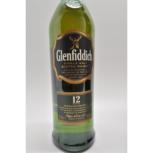 100 - 70cl bottle of Glenfiddich Special Reserve single malt Scotch Whisky in tube, c.1990's together with... 