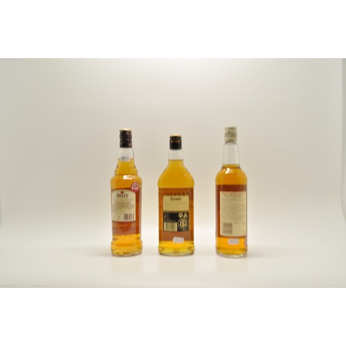 103 - Scotch Whiskies trio - The Famous Grouse.  Bell's blended original scotch whisky and Teacher's Highl... 