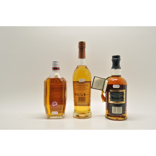 106 - x3 bottles of Whisky consisting - A 70cl bottle of The Gordon Highlanders 200 Bicentenary Rich Mello... 