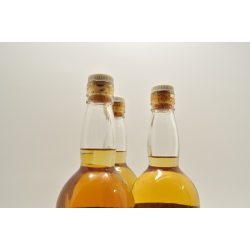 107 - Three bottles of Edlins 'VAT 7' fine old Scotch whisky; 70% proof