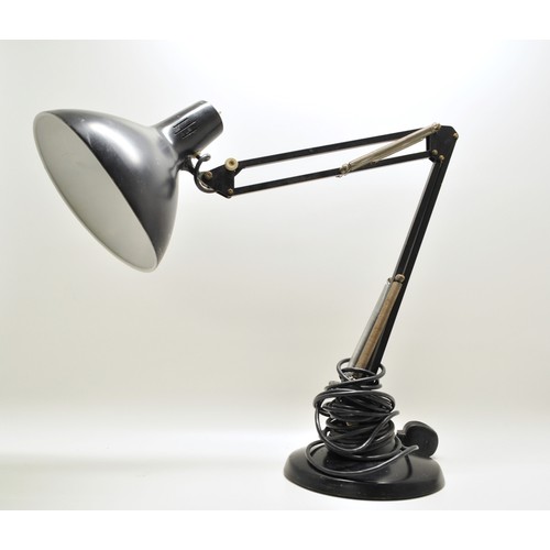 129 - Industrial style anglepoise lamp by Thousand and One Lamps, in good working order. PAT tested.