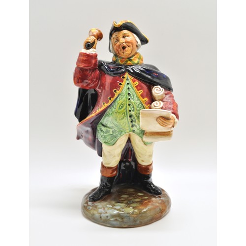 142 - Royal Doulton figures - Town Crier, the Auctioneer,  The Judge and The Mayor  (x4 items)