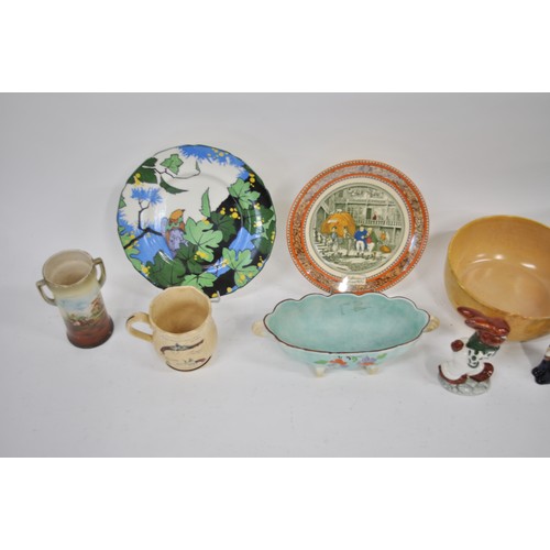 166 - Vintage ceramics to include makers Royal Doulton, Decord Pottery, Shorter, Adams Pickwick Papers, Fa... 