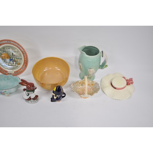 166 - Vintage ceramics to include makers Royal Doulton, Decord Pottery, Shorter, Adams Pickwick Papers, Fa... 