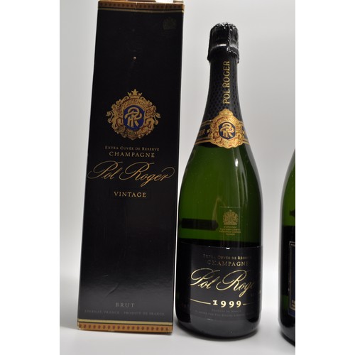 109A - Pol Roger 1999 vintage champagne with box, 75cl