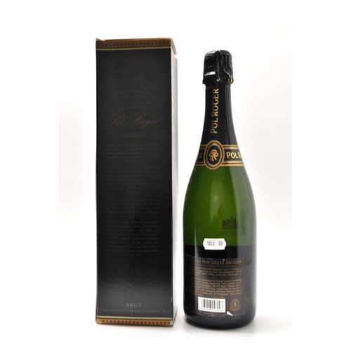 109A - Pol Roger 1999 vintage champagne with box, 75cl