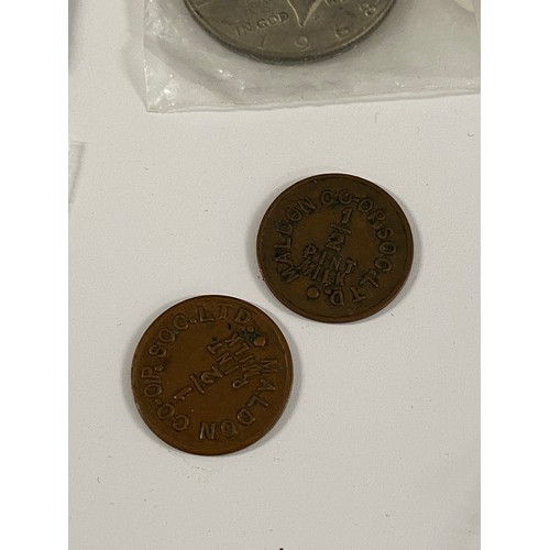 69 - Coinage consisting of British sixpences consecutively dating 1953-1967  and other mixed coins