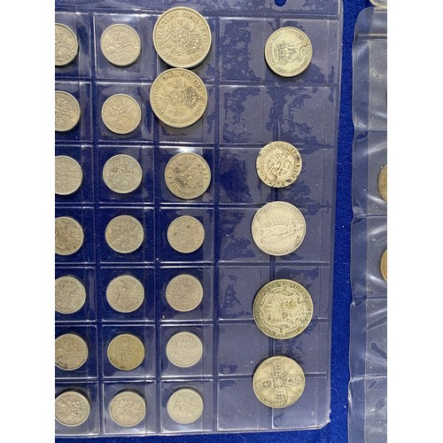 66 - Silver and Bronze mix coins to include a 1922 silver half crown, Edward VII Florin,  George V Florin... 