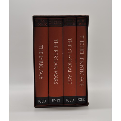 3 - The Folio set of  4 volume hardback books in slip box, as new ,2002
History of Ancient Greece