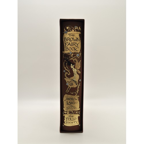 6 - Rare Andrew Lang -Folio  Society' The Brown Fairy' hardback with slip cover 2010, with illustrations... 