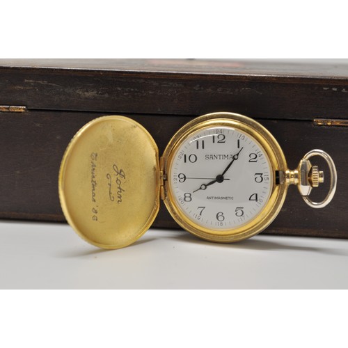 25 - Box of various items to include  9 watches, tiny lighter, caddy spoon and various banknotes