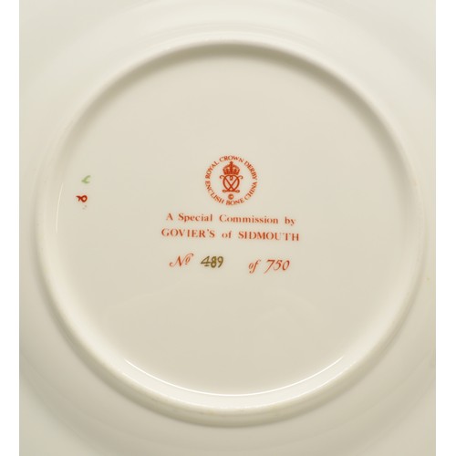 46 - Royal Crown Derby limited editions, to include 'Millennium Dove' designed by Sue Rowe no. 181/750,  ... 