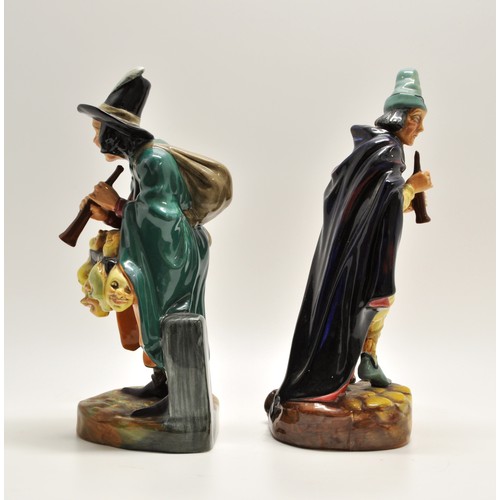 58 - x2 Royal Doulton  figures - The Mask Seller HN2103 and The Pied Piper HN2102