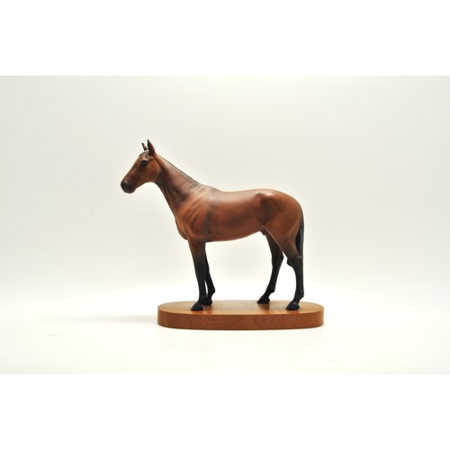 71 - Beswick - Large matt brown stallion Mill Reef. overall height 25cms
Sale proceeds for this item is b... 