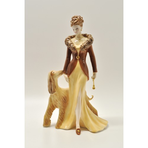 75 - Royal Worcester lady figures, both limited editions,  Glittering Occasions 'Masked Ball' height 240c... 