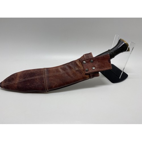 116 - Vintage Kukri in bespoke made leather sheath