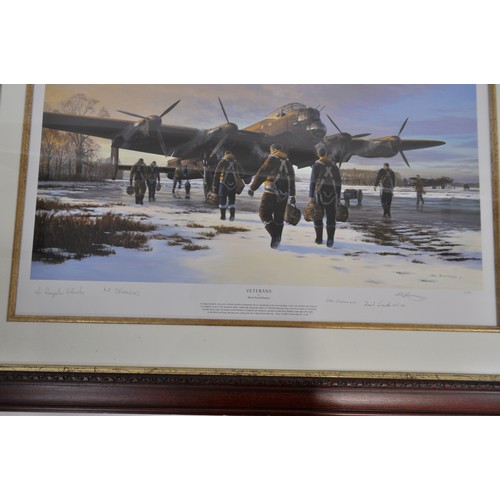 141 - 'Mission Completed' by Simon Smith limited edition signed print 195/500 together with 'Veterans' by ... 