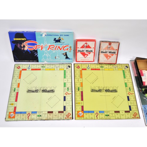 157 - A group of vintage and retro board games including; Poolette, Totalisator Greyhound Racing, etc.