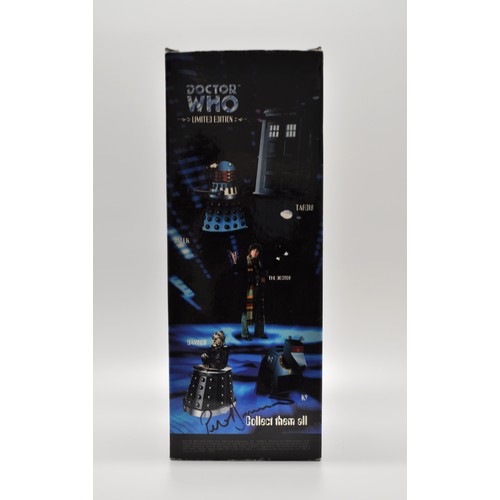 178 - RARE DR WHO Signed Memorabilia - 40th anniversary Dr Who Cyberman Limited Edition boxed figure  with... 