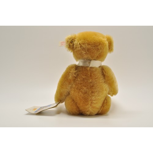 186 - Steiff jointed mohair bear with squeaker, celebrating 150th anniversary birth of Margarete Steiff 'J... 