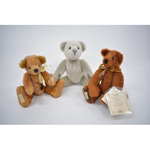 191 - x3 Collectible Deans' Bears  - Hobson, Hampton, and Horatio, all with tags