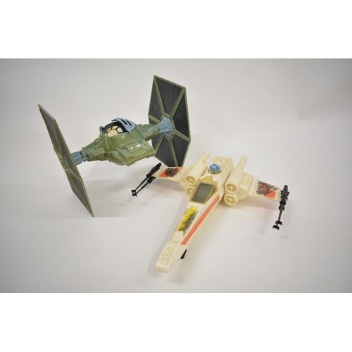 167 - Star Wars - Group of vintage Star Wars items to include X-Wing, Darth Vadar Carry case, Chicken Walk... 