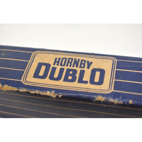 150 - Vintage Hornby Dublo electric train set complete with track, train, carriages and Hornby control uni... 