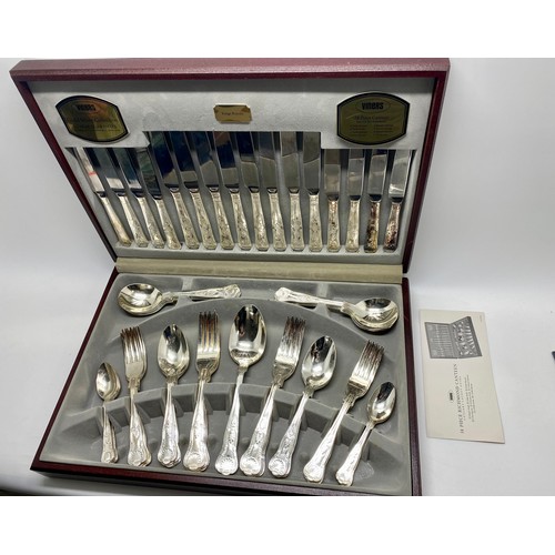 98 - Viners Guild Silver Collection 58 piece Richmond Canteen of Cutlery (for 8 persons) with booklet/lit... 