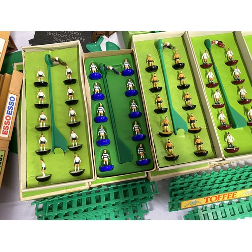 149A - Subbuteo Table Soccer including stadium grandstand, lighting tower, fencing x13 teams,   accessories... 