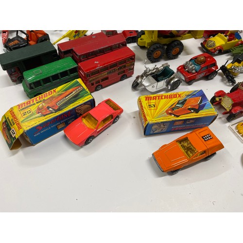 155C - A large quantity of diecast and other mixed cars and vehicles to include  Shell petrol pumps, Thomas... 