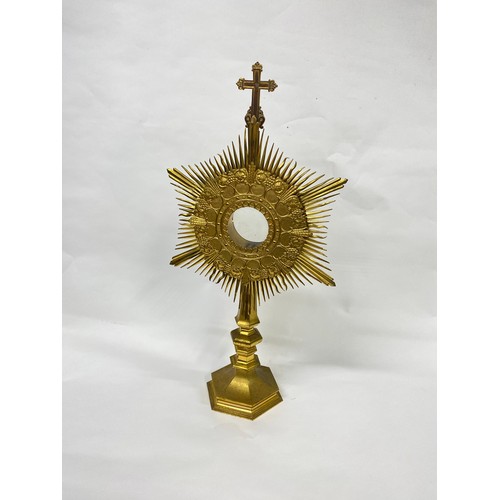 65 - Religious Altar/Centerpiece Monstrance, approx H30