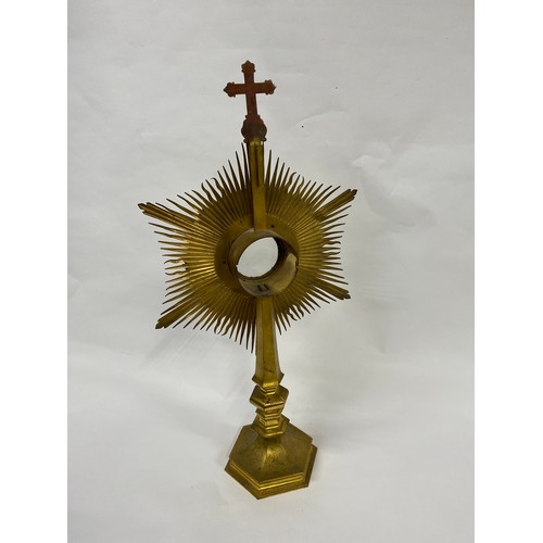 65 - Religious Altar/Centerpiece Monstrance, approx H30